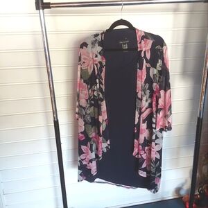 Stella & Julie blue and pink floral dress size 20W